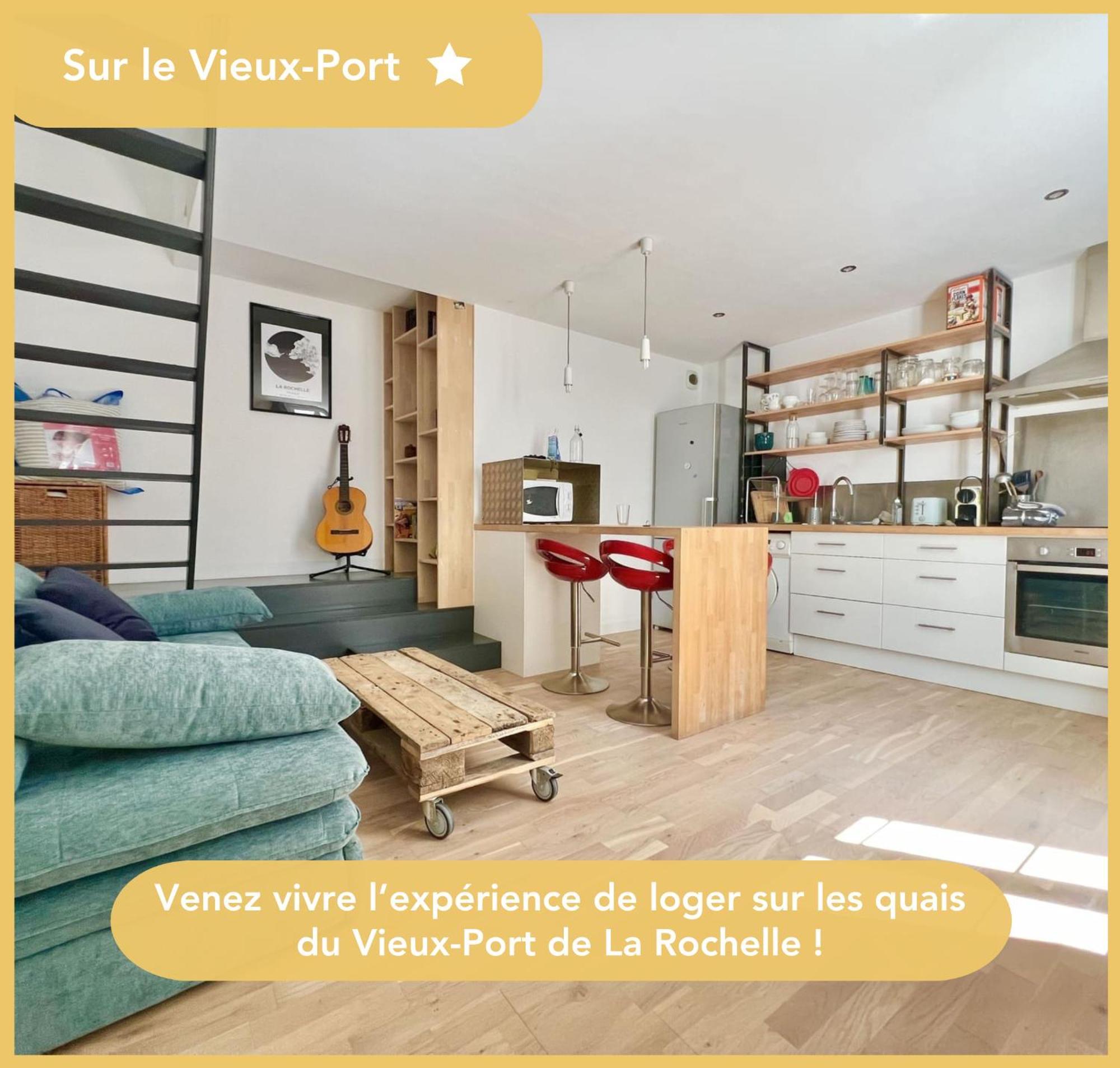 Appartement Sur Le Port - Duplex Cosy & Moderne Face Au Port - Wifi Gratuite - Parfaitement Equipe ลาโรแชล ภายนอก รูปภาพ